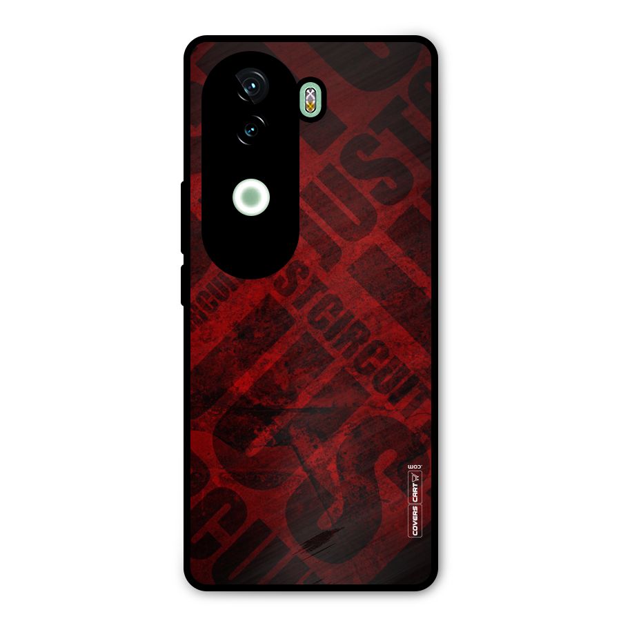 Just Circuit Metal Back Case for iQOO Z9s