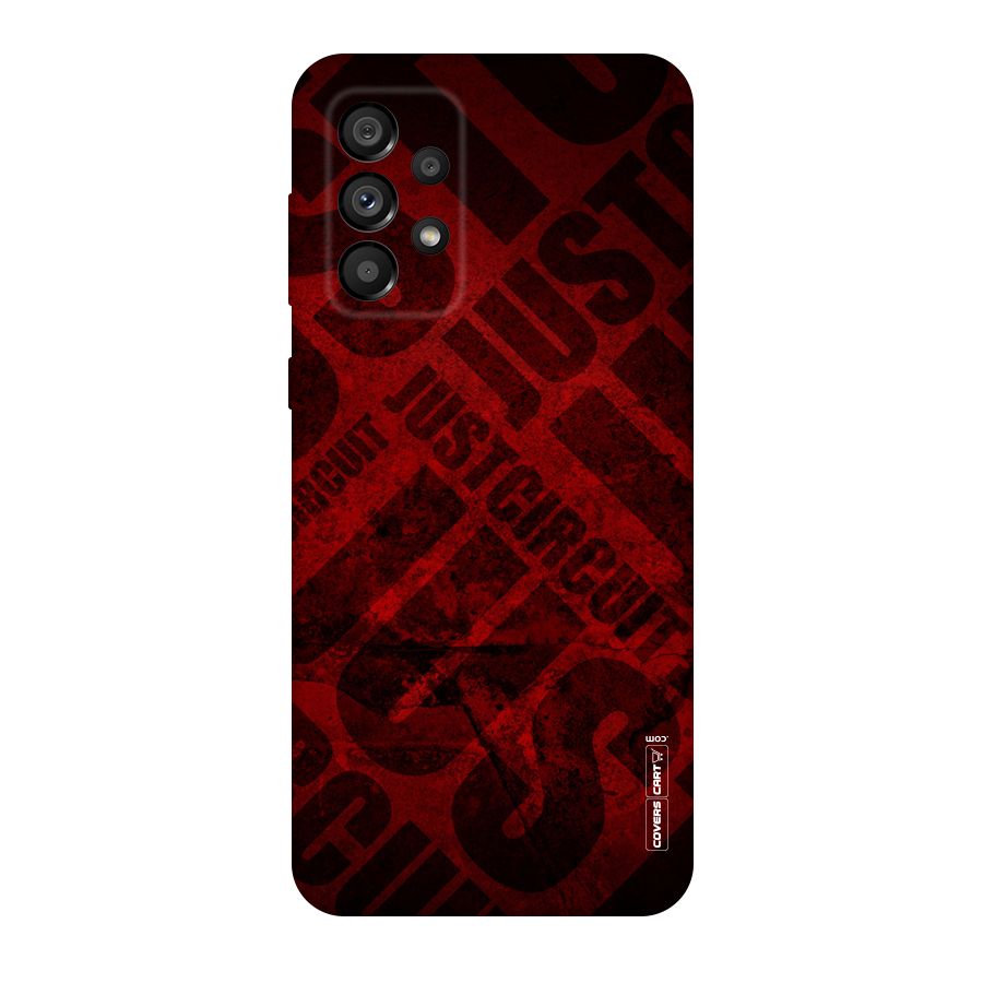 Just Circuit Original Polycarbonate Back Case for Galaxy A73 5G