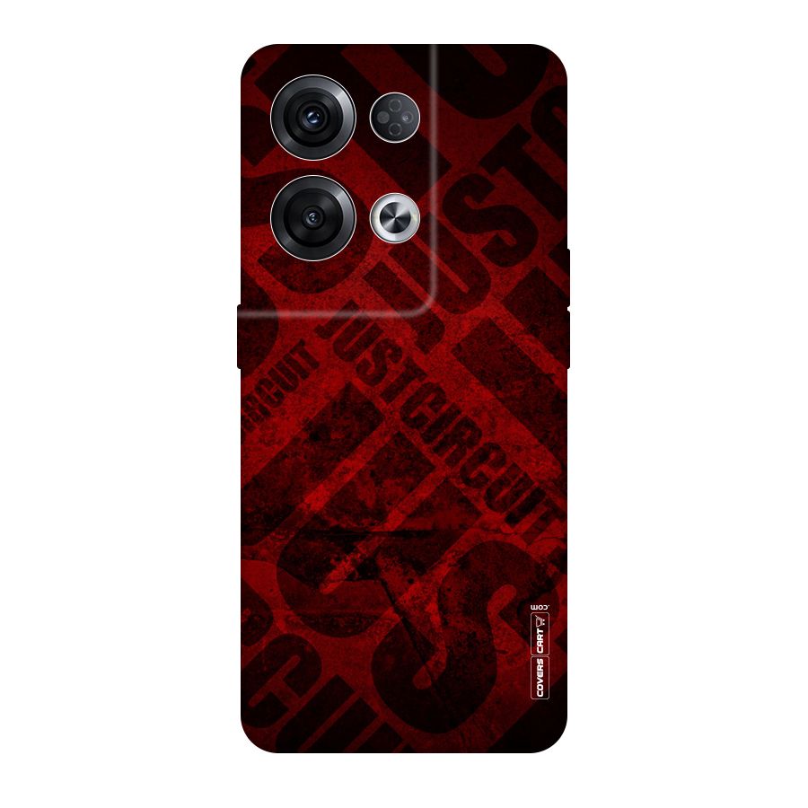 Just Circuit Original Polycarbonate Back Case for Oppo Reno8 Pro 5G