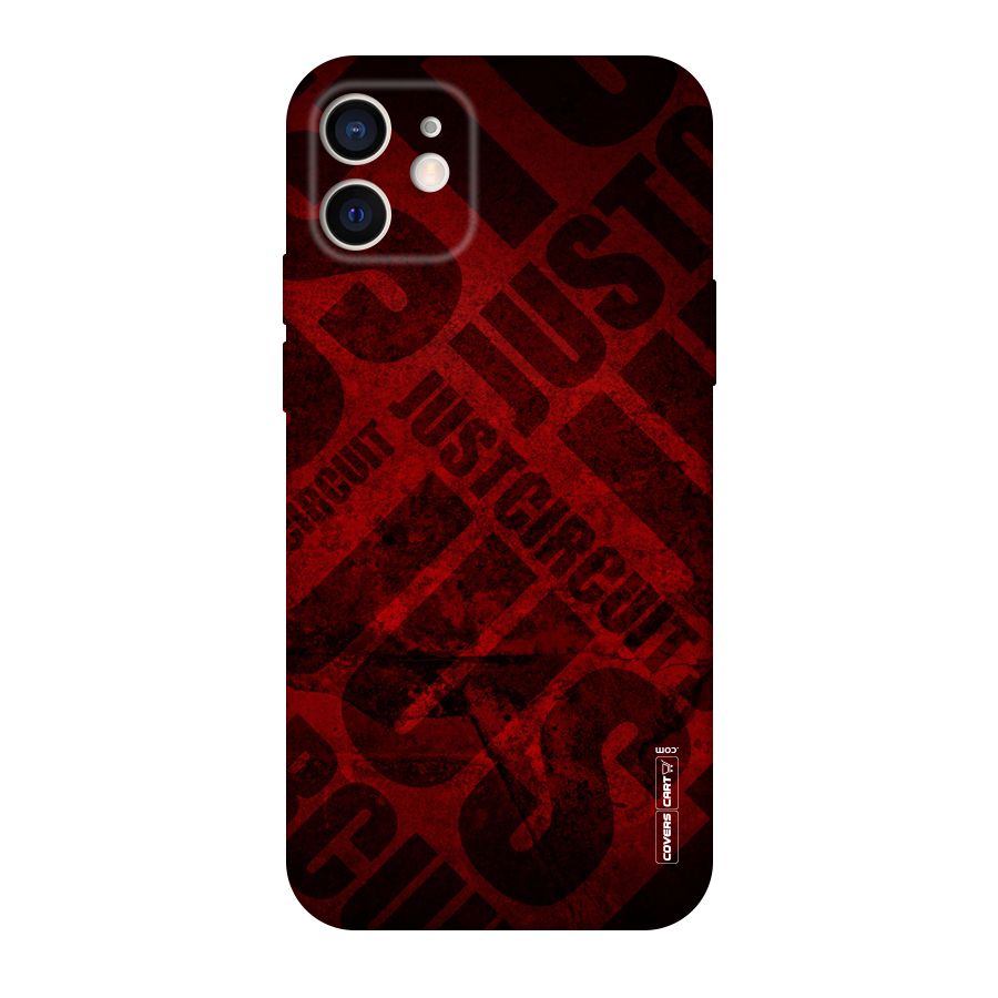 Just Circuit Original Polycarbonate Back Case for iPhone 12