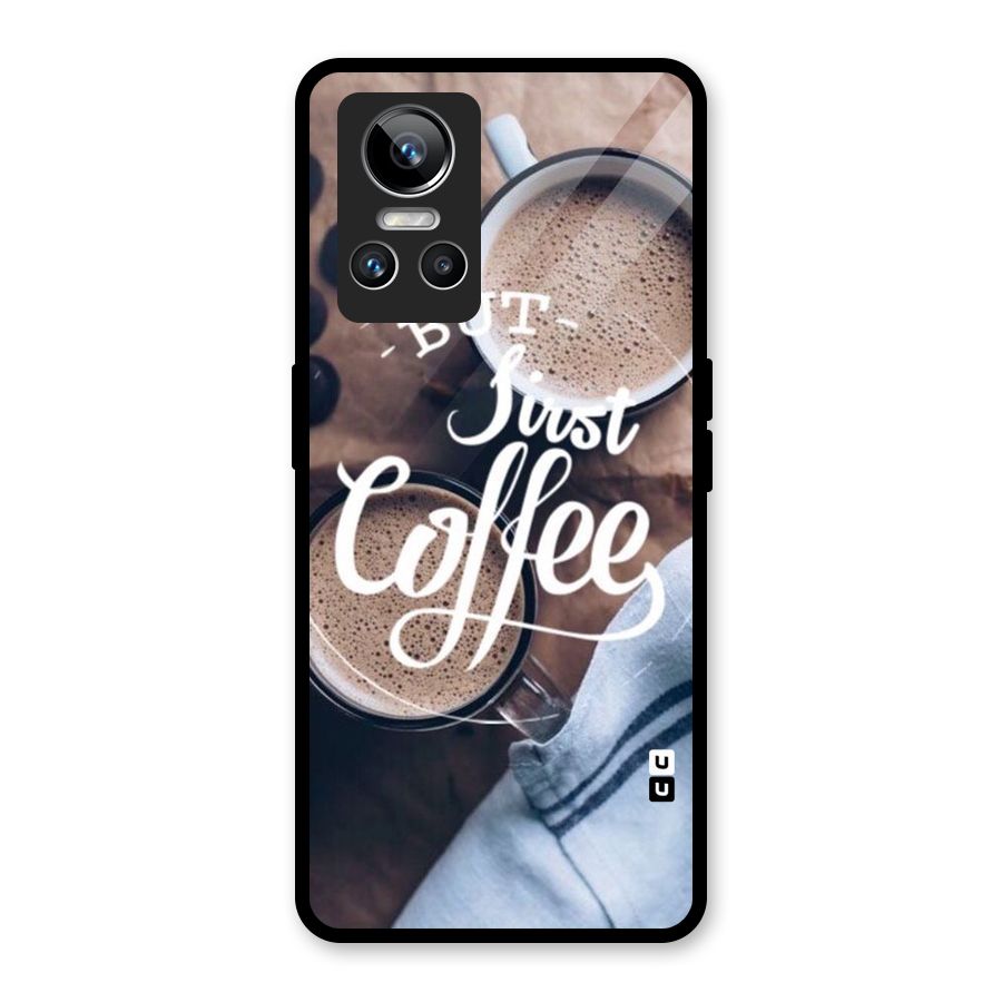 Just Coffee Glass Back Case for Realme GT Neo 3