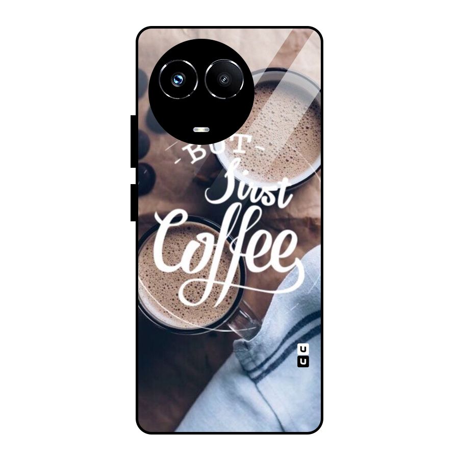 Just Coffee Glass Back Case for Realme Narzo 60X