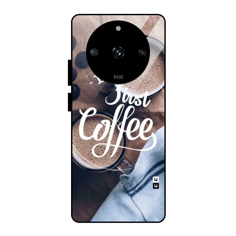 Just Coffee Glass Back Case for Realme Narzo 60 5G