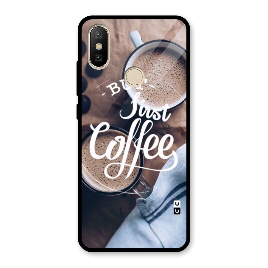 Just Coffee Glass Back Case for Redmi A2
