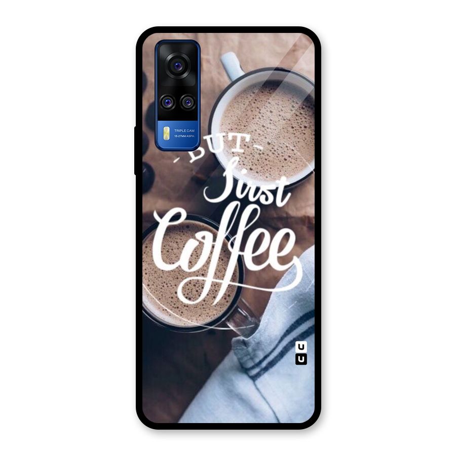 Just Coffee Glass Back Case for Vivo Y31
