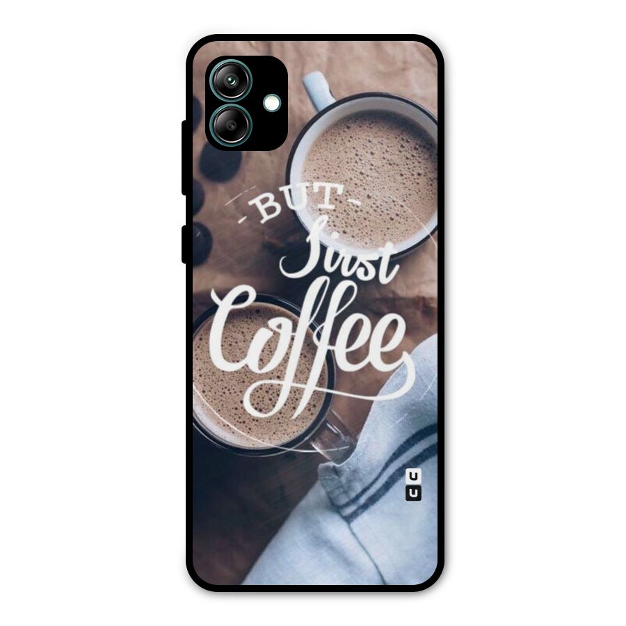 Just Coffee Metal Back Case for Galaxy A04