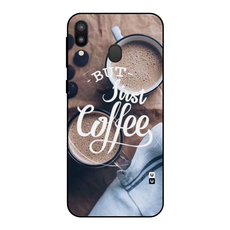 Just Coffee Metal Back Case for Galaxy M20