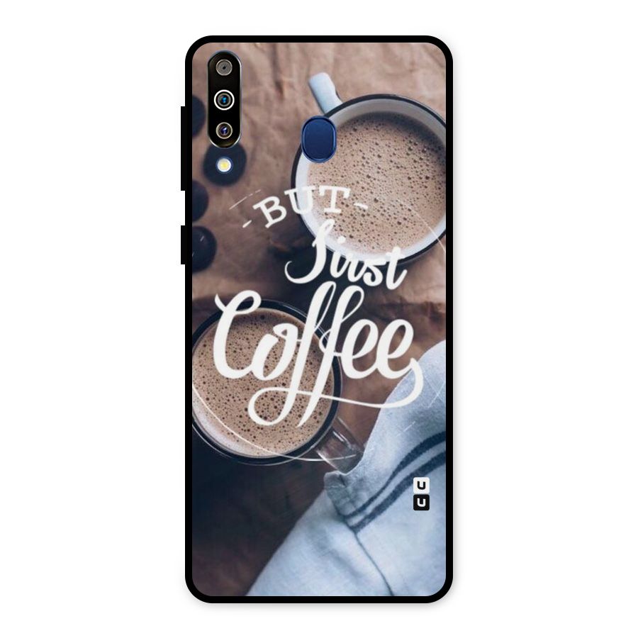 Just Coffee Metal Back Case for Galaxy M30