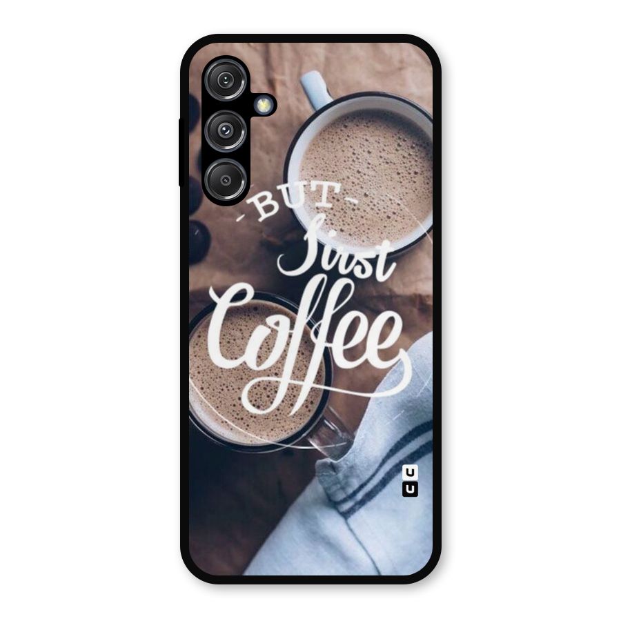 Just Coffee Metal Back Case for Galaxy M34 5G
