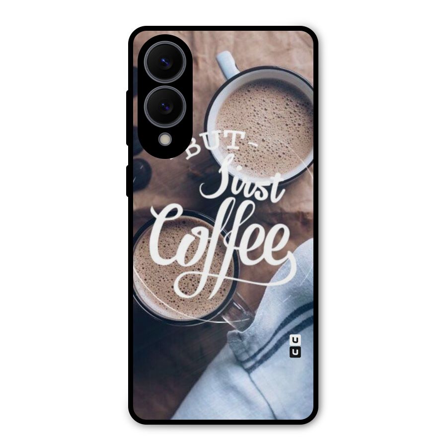 Just Coffee Metal Back Case for Galaxy S25 Edge