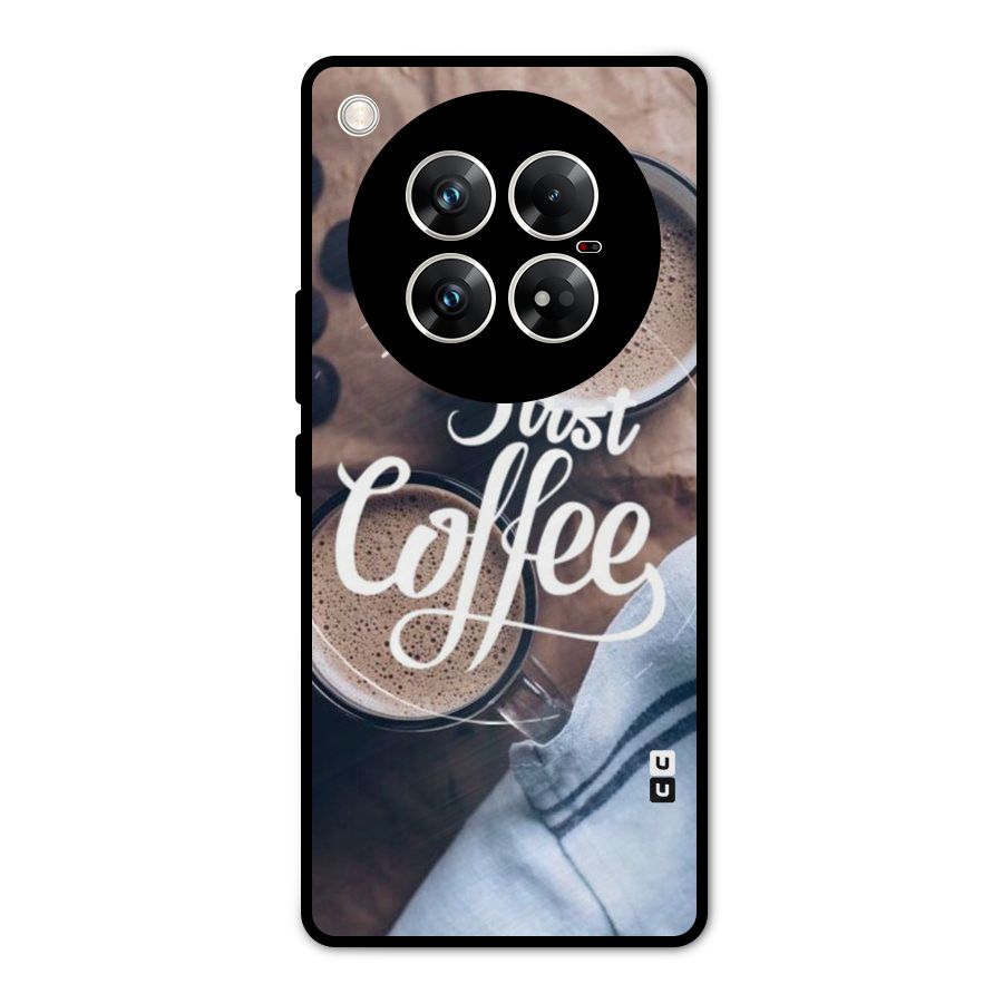 Just Coffee Metal Back Case for Infinix Zero 40 5G