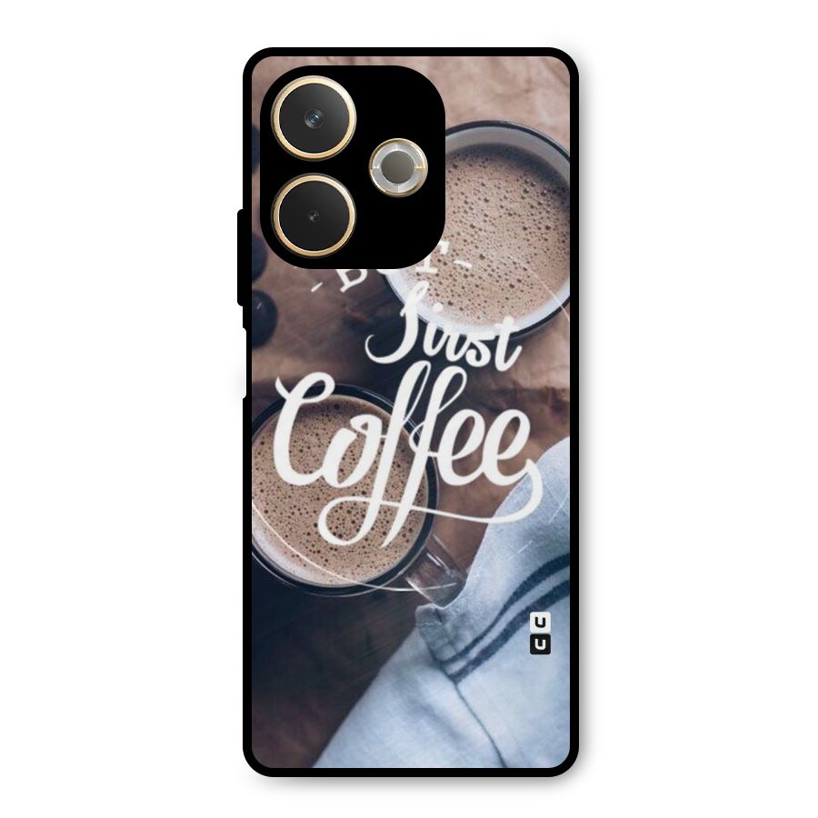 Just Coffee Metal Back Case for Oppo A5 Pro