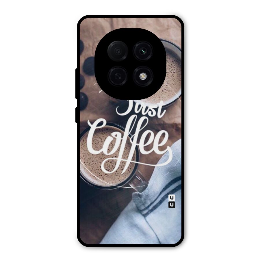 Just Coffee Metal Back Case for Oppo F29 Pro