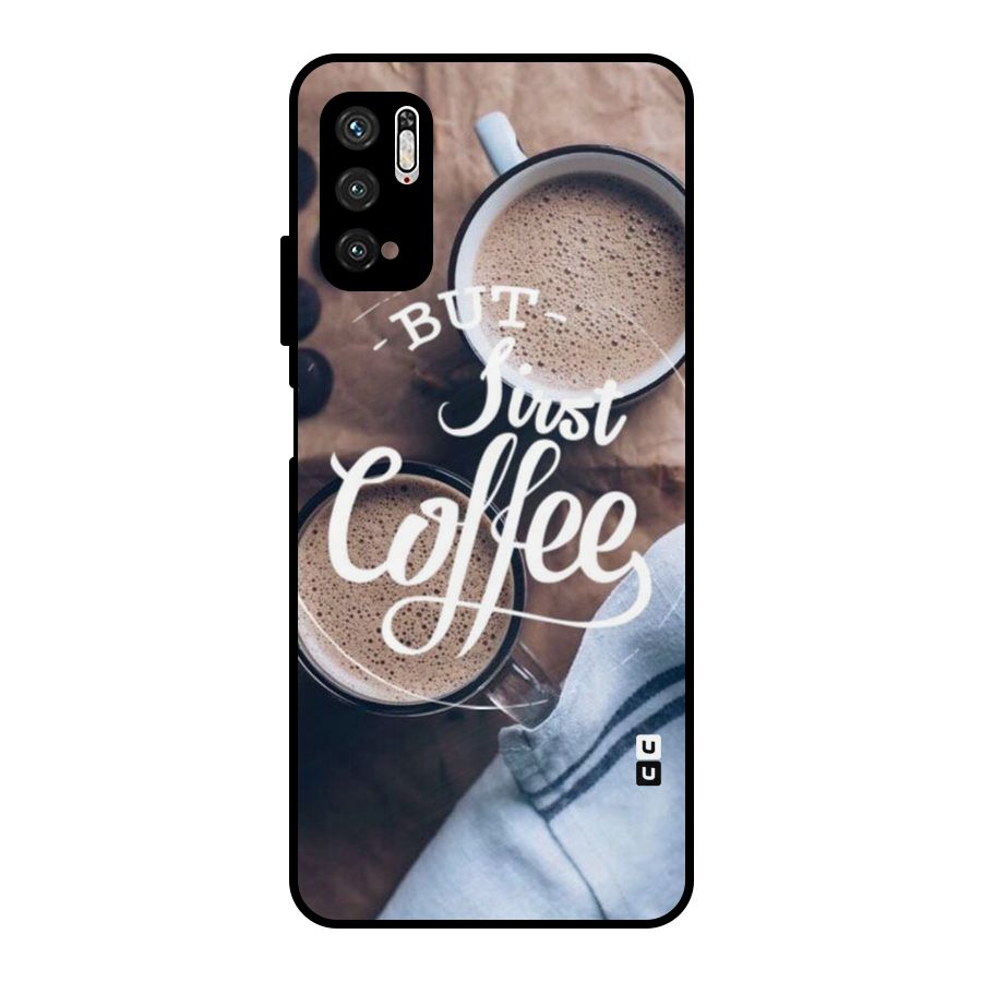 Just Coffee Metal Back Case for Poco M3 Pro 5G