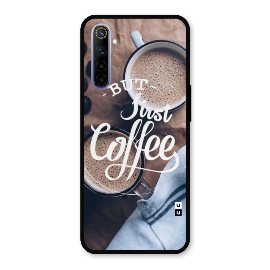 Just Coffee Metal Back Case for Realme 6i