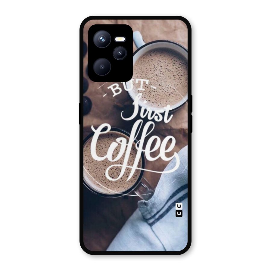 Just Coffee Metal Back Case for Realme C35