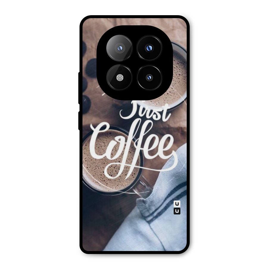 Just Coffee Metal Back Case for Redmi Note 14 Pro Plus 5G