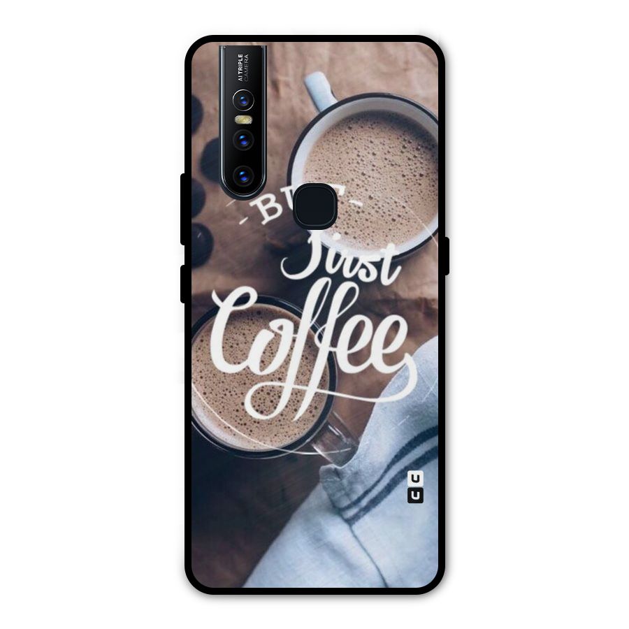 Just Coffee Metal Back Case for Vivo V15