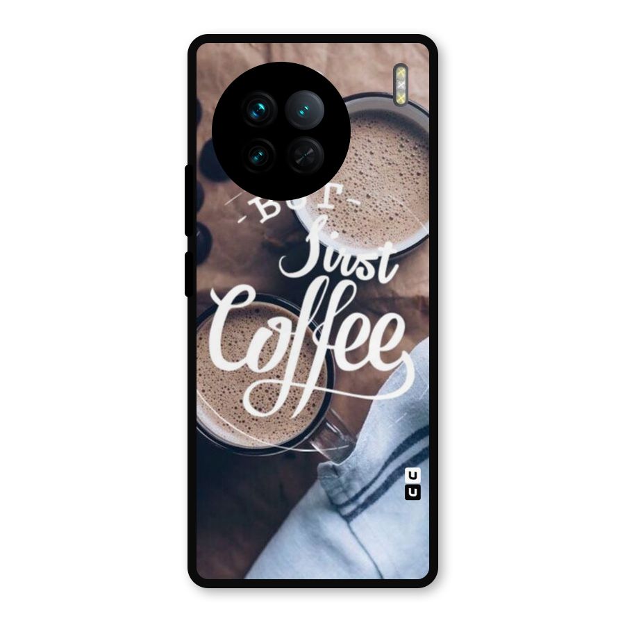 Just Coffee Metal Back Case for Vivo X90