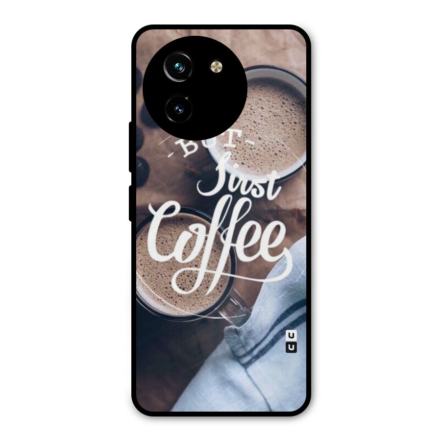 Just Coffee Metal Back Case for Vivo Y200i