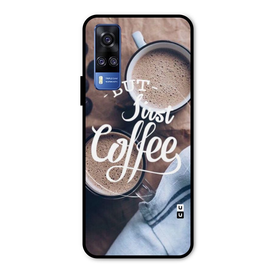 Just Coffee Metal Back Case for Vivo Y31