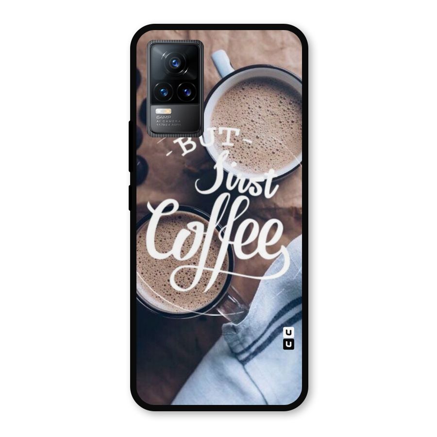 Just Coffee Metal Back Case for Vivo Y73
