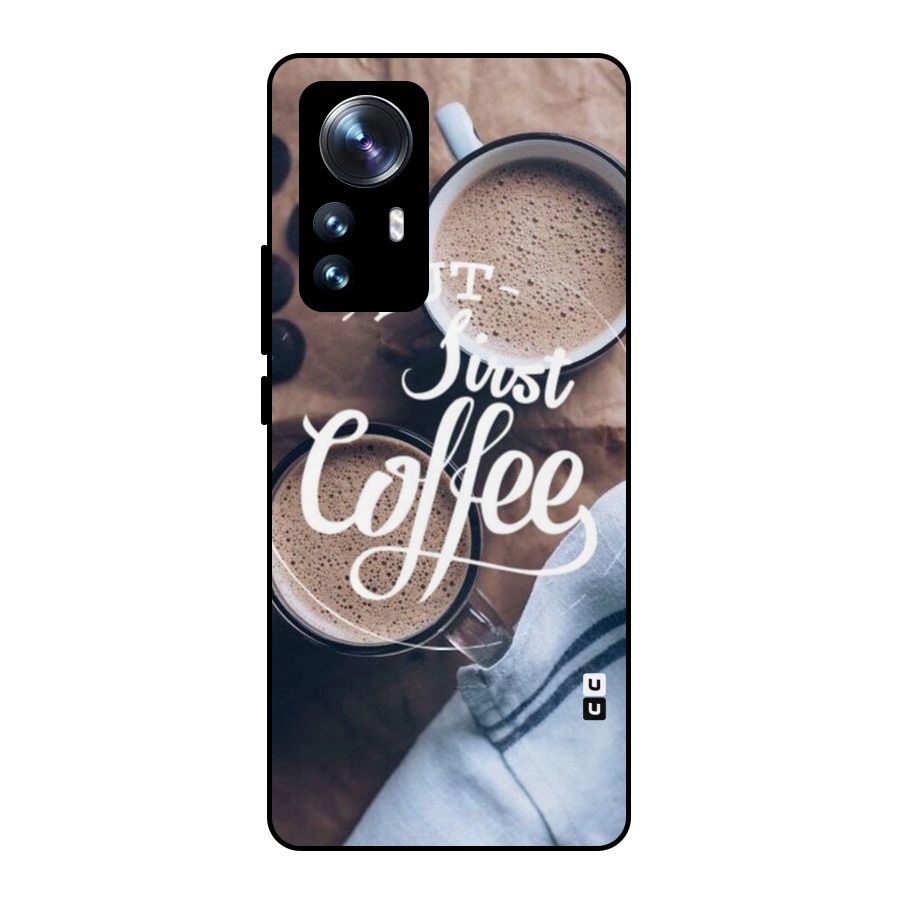 Just Coffee Metal Back Case for Xiaomi 12 Pro