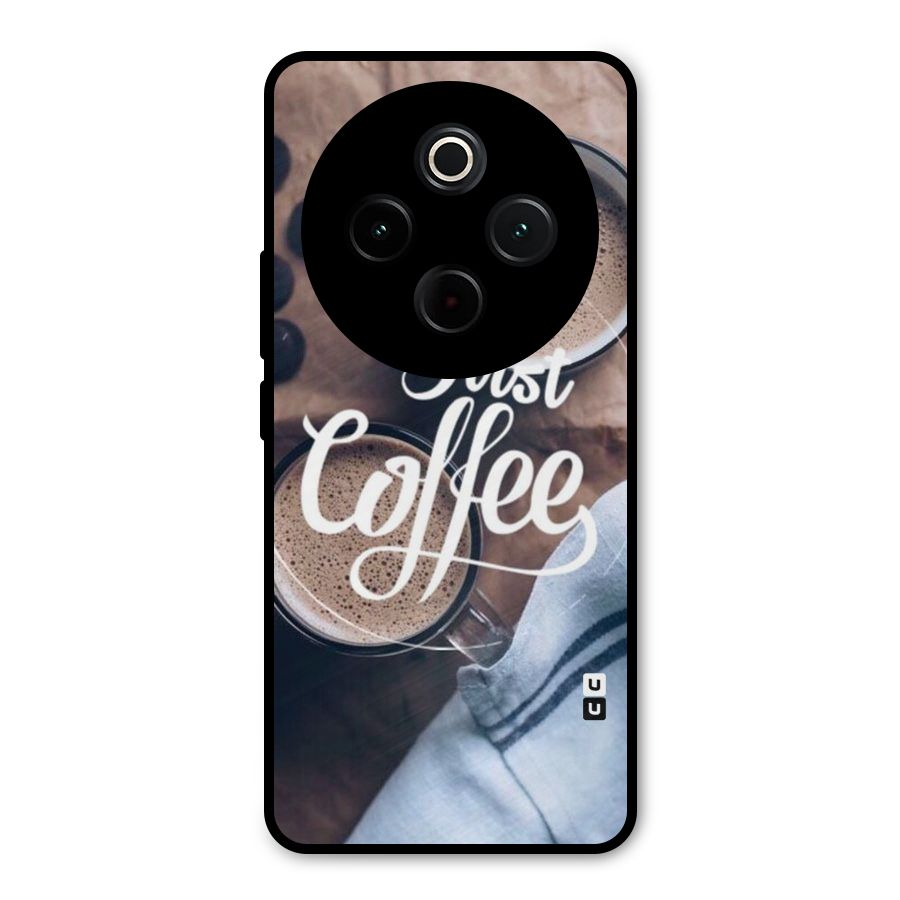 Just Coffee Metal Back Case for iQOO Z10