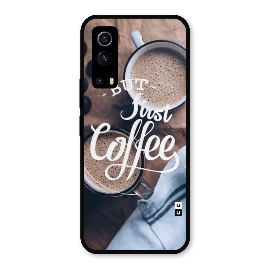 Just Coffee Metal Back Case for iQOO Z3