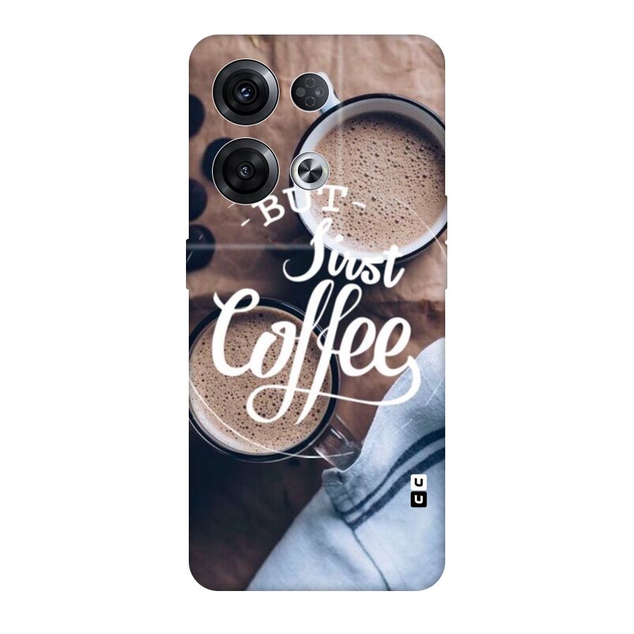 Just Coffee Original Polycarbonate Back Case for Oppo Reno8 Pro 5G