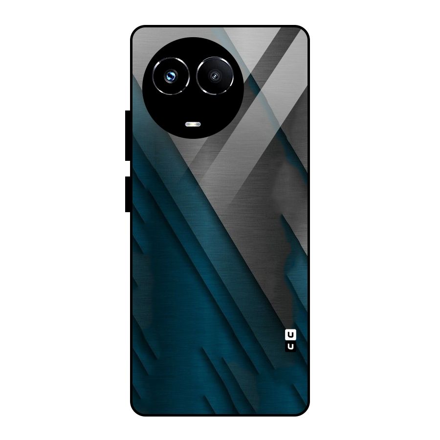Just Lines Glass Back Case for Realme Narzo 60X