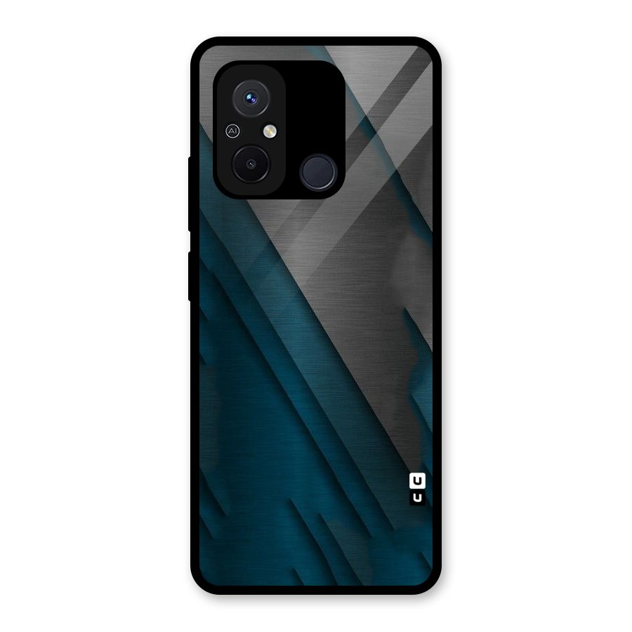 Just Lines Glass Back Case for Redmi 12C
