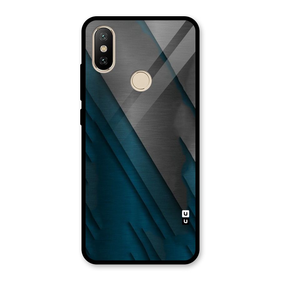 Just Lines Glass Back Case for Redmi A2