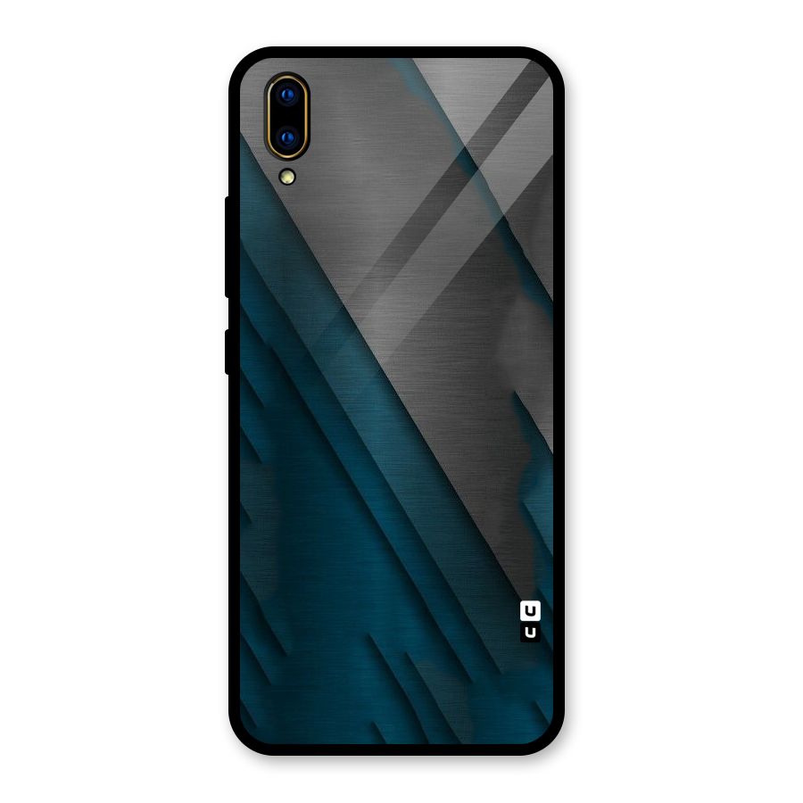 Just Lines Glass Back Case for Vivo V11 Pro