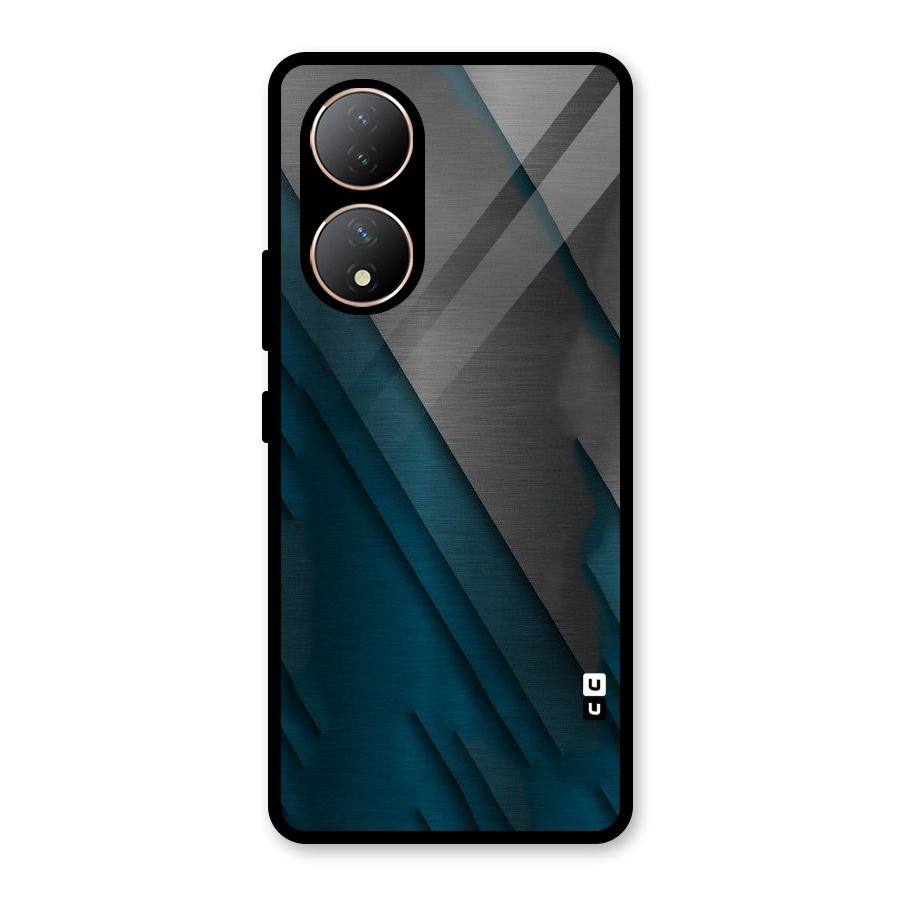 Just Lines Glass Back Case for Vivo Y100A