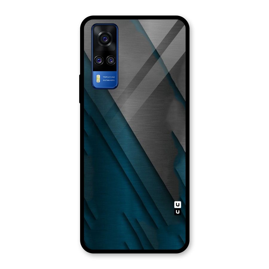 Just Lines Glass Back Case for Vivo Y31