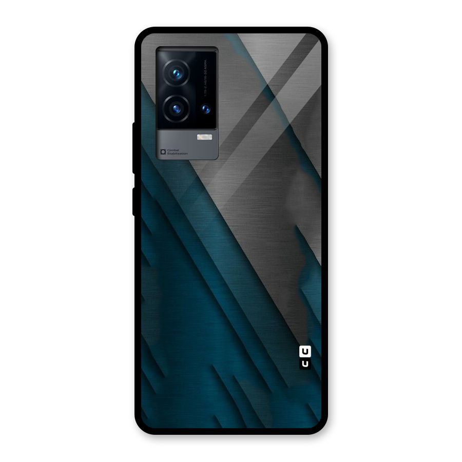 Just Lines Glass Back Case for iQOO 9 5G