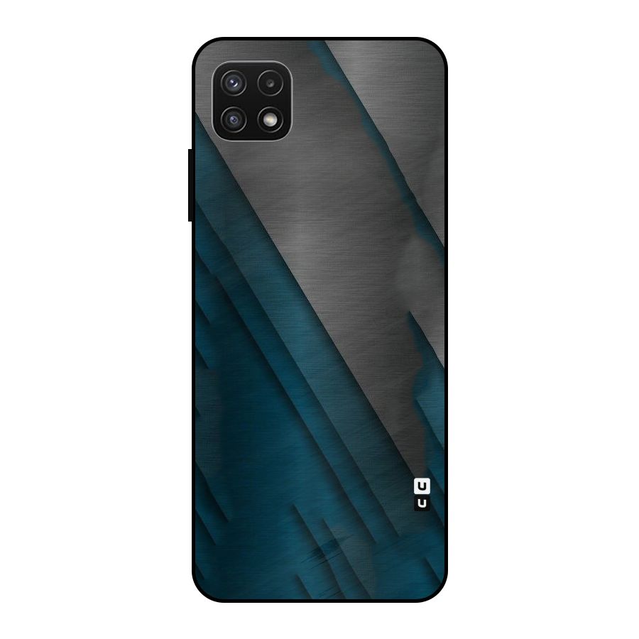 Just Lines Metal Back Case for Galaxy A22 5G
