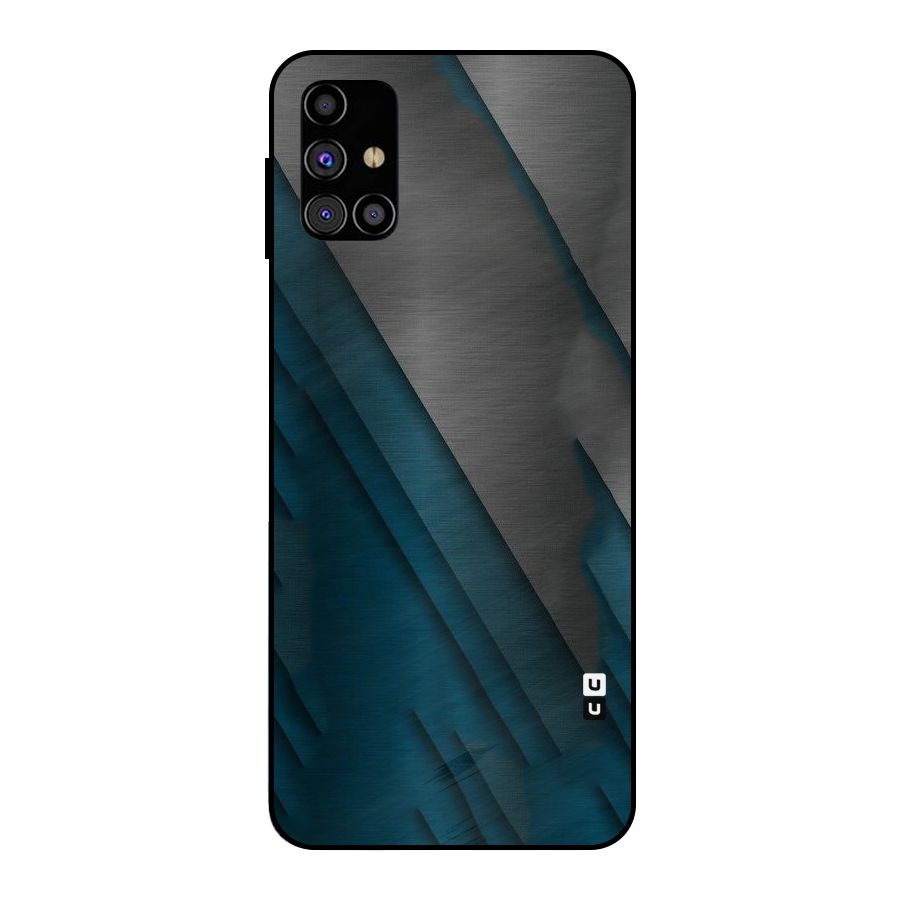 Just Lines Metal Back Case for Galaxy M31s