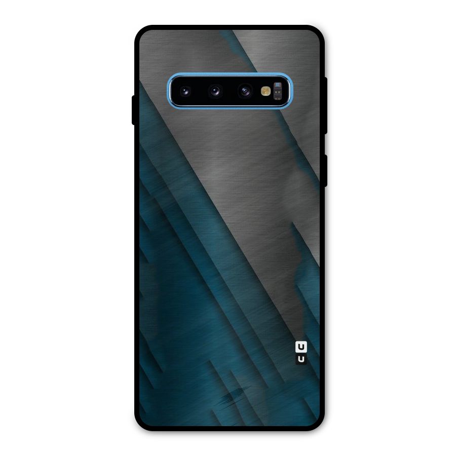 Just Lines Metal Back Case for Galaxy S10