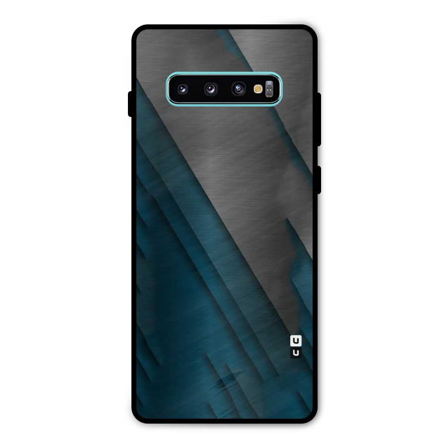 Just Lines Metal Back Case for Galaxy S10 Plus