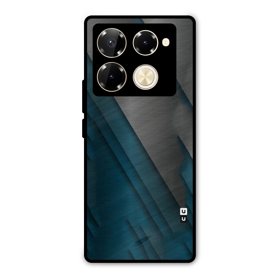 Just Lines Metal Back Case for Infinix Note 40 Pro Plus