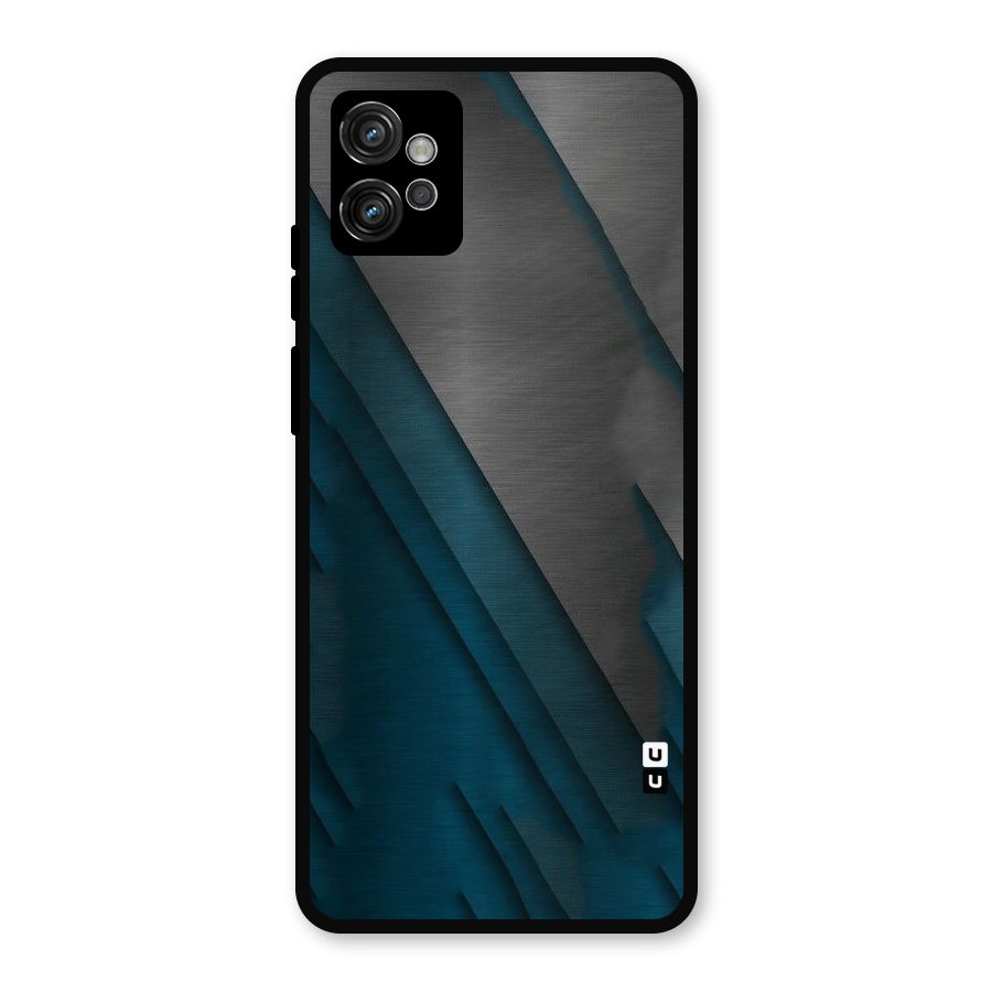 Just Lines Metal Back Case for Moto G32