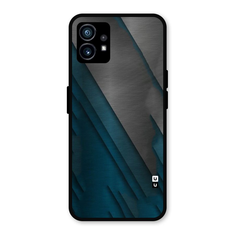 Just Lines Metal Back Case for Nothing Phone 1