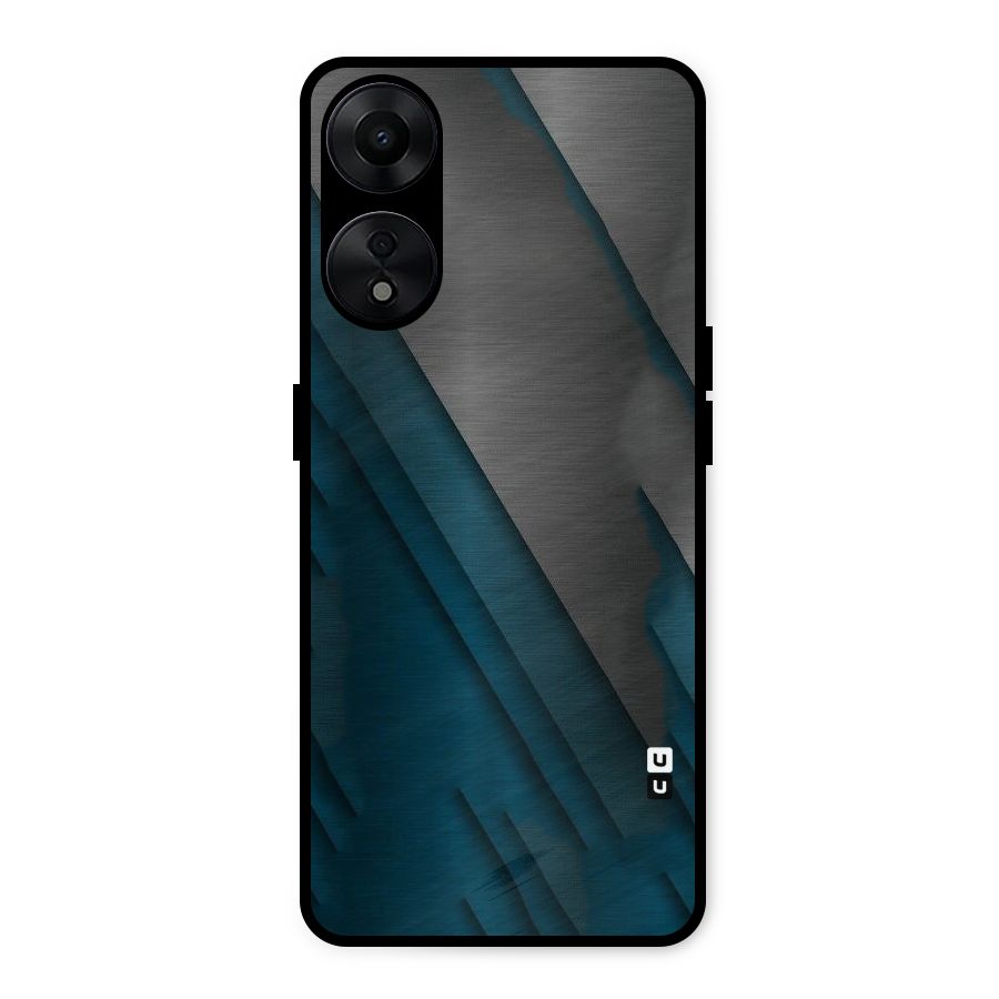 Just Lines Metal Back Case for Oppo A78 5G