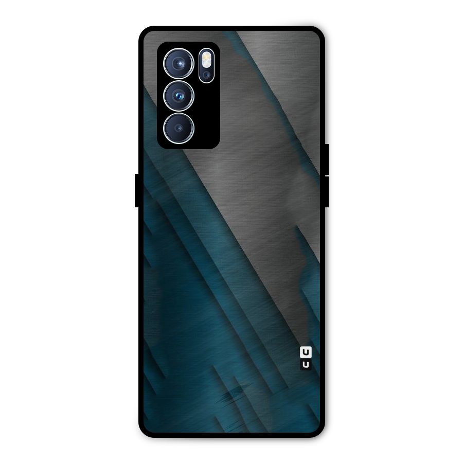 Just Lines Metal Back Case for Oppo Reno6 Pro 5G