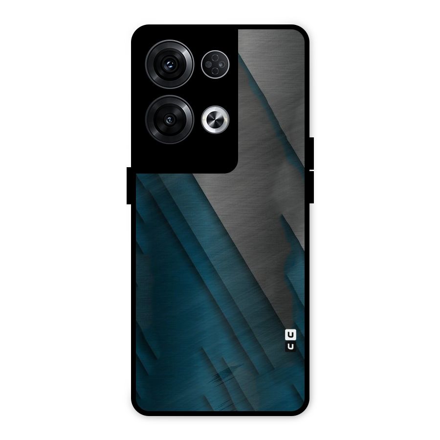 Just Lines Metal Back Case for Oppo Reno8 Pro 5G