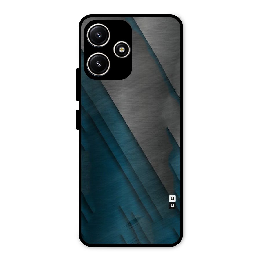 Just Lines Metal Back Case for Poco M6 Pro
