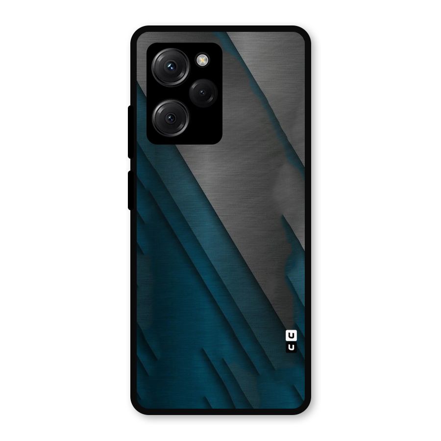 Just Lines Metal Back Case for Poco X5 Pro