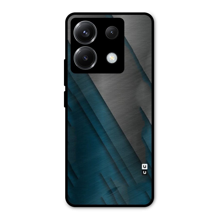 Just Lines Metal Back Case for Poco X6